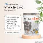 Vien uong kem VTM 9 Viên uống VTM Kẽm ZinC tăng cường sức khỏe - túi 30 viên