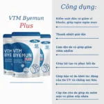 vien uong vtm byemun plus 4 jpg Combo viên uống mờ thâm mụn, tăng sức đề kháng VTM Vitamin C + VTM Byemun Plus