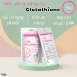 vien uong vtm glutathione 2 jpg Viên uống VTM Glutathione làm sáng da, giảm nám - túi 60 viên