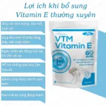 vien uong vtm vitamin e 4 jpg Viên uống VTM Vitamin E tăng cường sức khỏe - túi 60 viên
