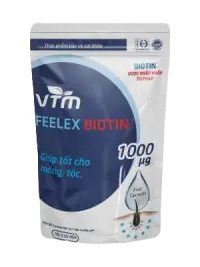 biotin Khắc phục tình trạng rụng tóc nhiều ở nữ cùng VTM ngay hôm nay
